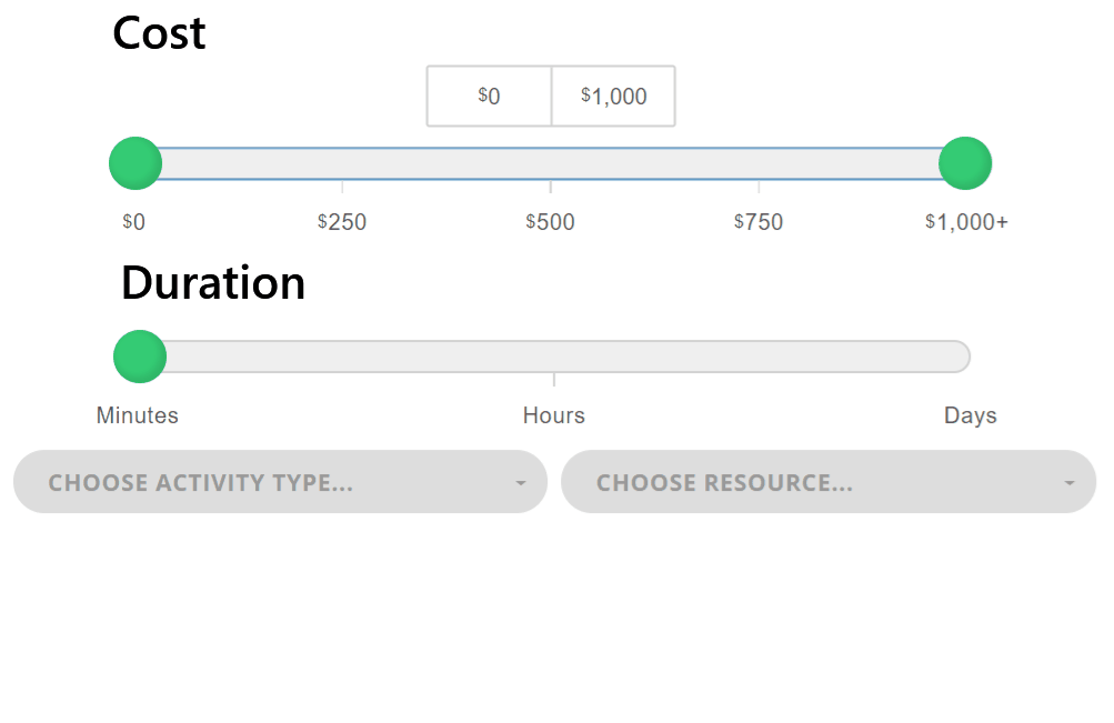 Example on the tool would look like